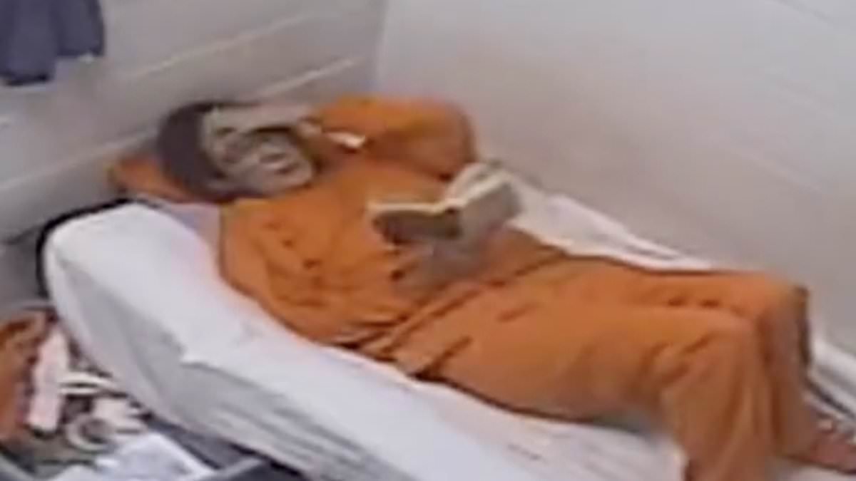 Ghislaine Maxwell seen inside her PRISON CELL in astonishing new Epstein files footage