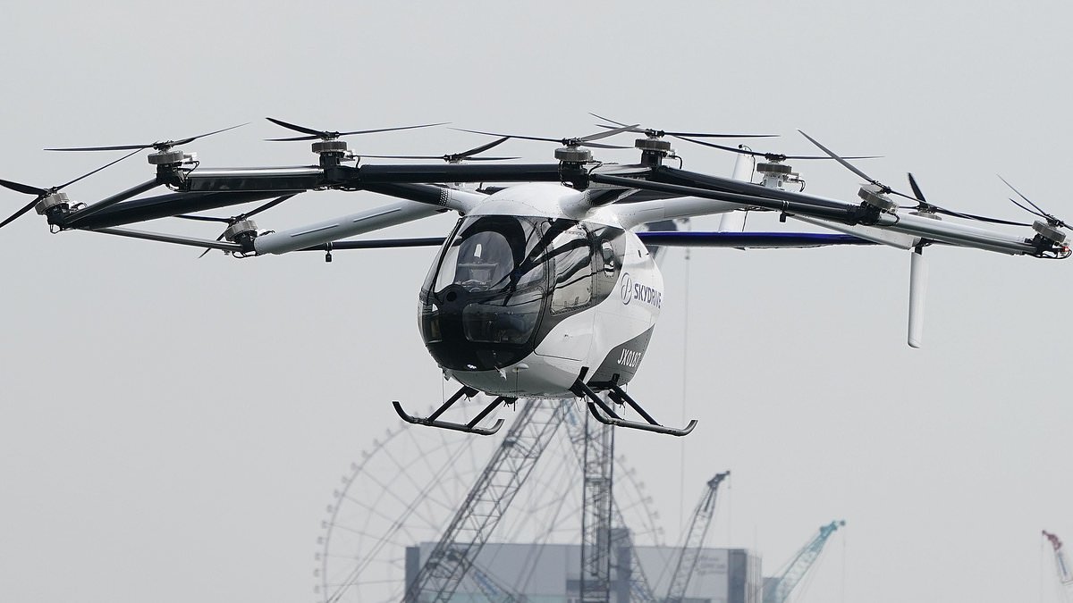 Japanese 'flying car' makes demo flight over Tokyo - bringing taxis in the air closer