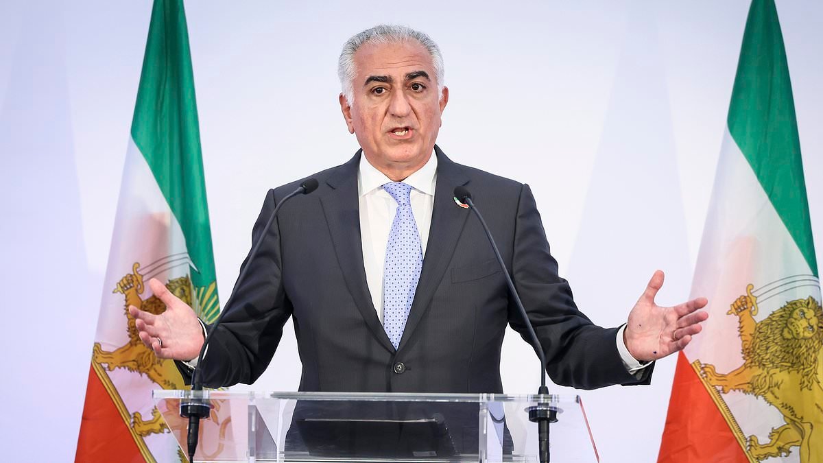 Exiled crown prince pleads for support from Labour Government as revolution explodes in Iran