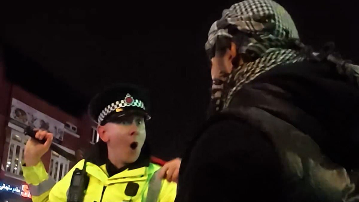 Man is stabbed as cars and businesses are trashed when Kurd and Syrian factions battle each other on British streets