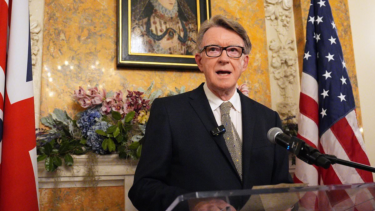 Mandelson's revenge as ex-ambassador condemns Starmer and Europe for 'impotence' in the face of Trump 'revolution'
