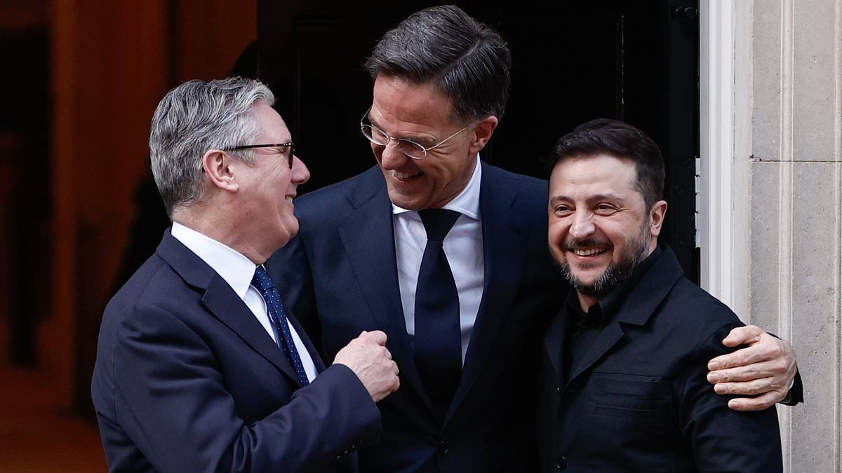 Zelensky pleads for Trump and Starmer to 'reload' relationship - warning that Russia wants a long war in the Middle East