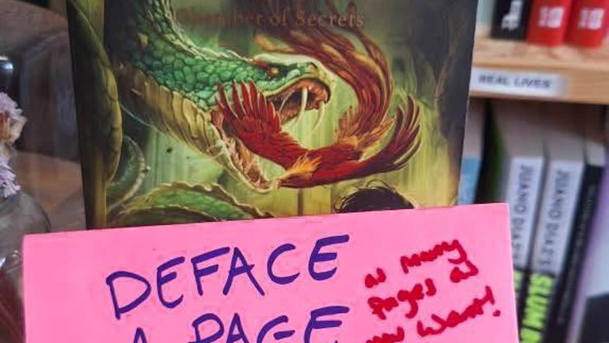 Trans-owned bookshop invites customers to vandalise JK Rowling's Harry Potter novels