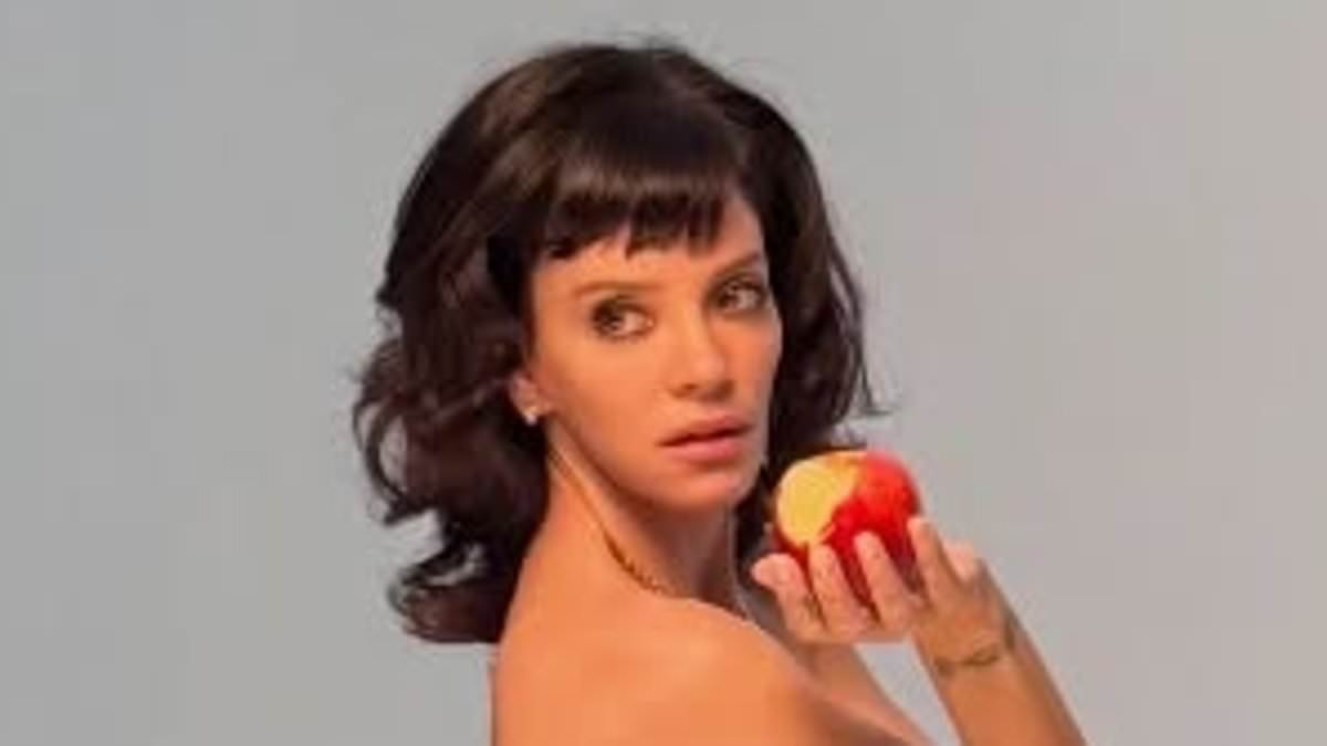 Lily Allen poses topless in behind-the-scenes snaps from ELLE shoot after addressing the 'trauma' of her marriage collapse