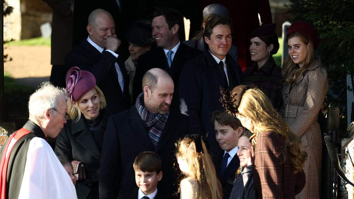Beatrice's 'awkward' Christmas with Kate and William: Princess showed feelings of 'dislike' towards the couple weeks after her father was stripped of his titles, body language expert claims 