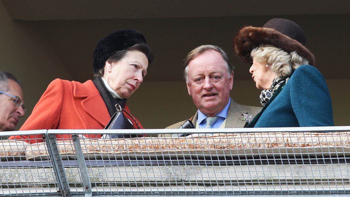 No royal rivalry here! Queen Camilla and Princess Anne were once in competition for Andrew Parker-Bowles - now aged 86 he's still 'joined at the hip' with his ex-wife AND a loyal friend to her sister-in-law