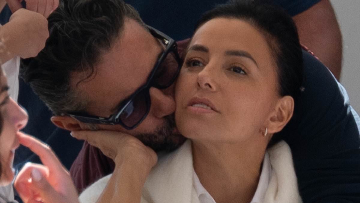 Eva Longoria packs on the PDA with husband José Bastón during a romantic lunch date in Marbella ahead of their 10th wedding anniversary