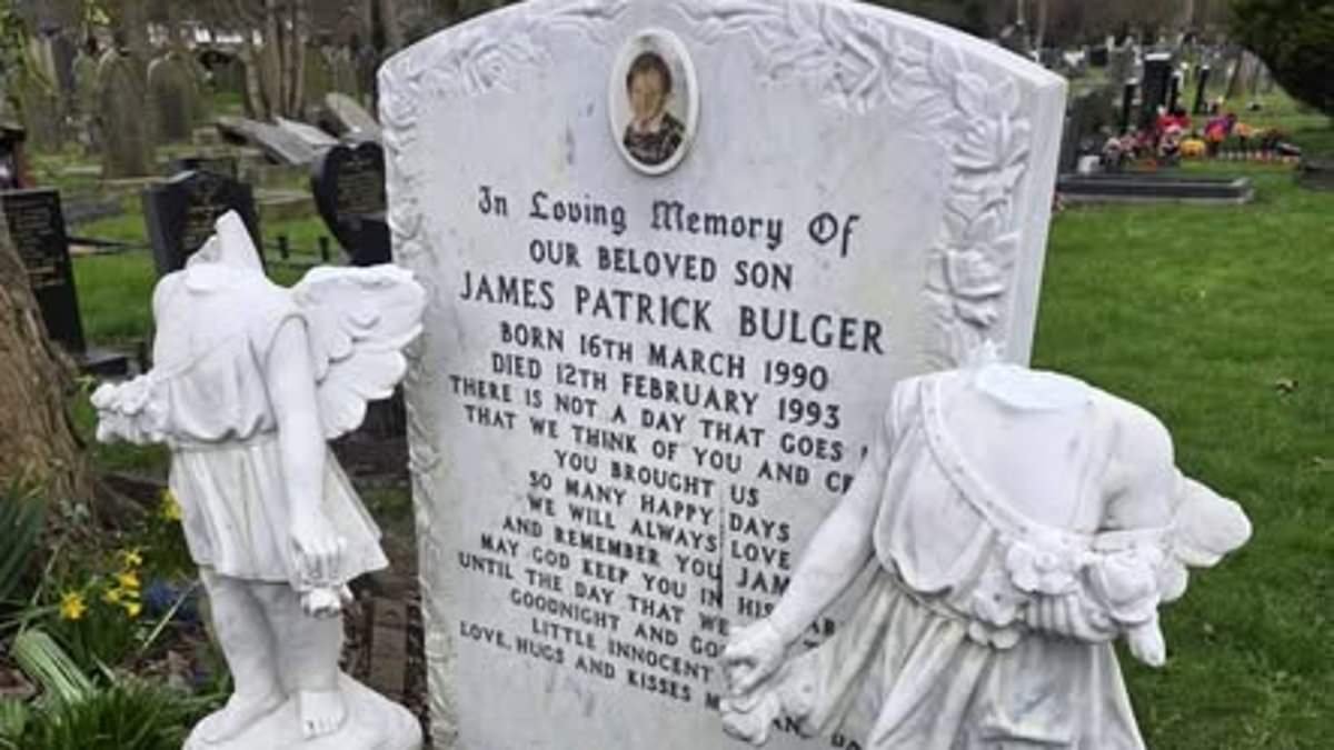 Man, 78, is arrested after James Bulger's grave is vandalised for second time in six weeks