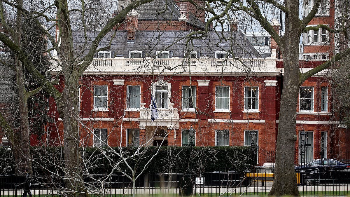 Police close London park after video claims to show drones 'carrying radioactive and cancer-causing materials' towards Israeli Embassy