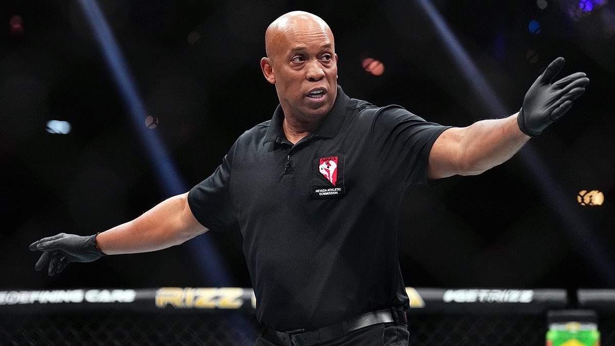 Revealed: Why UFC 324 referee had to be carried out of the arena before receiving medical treatment