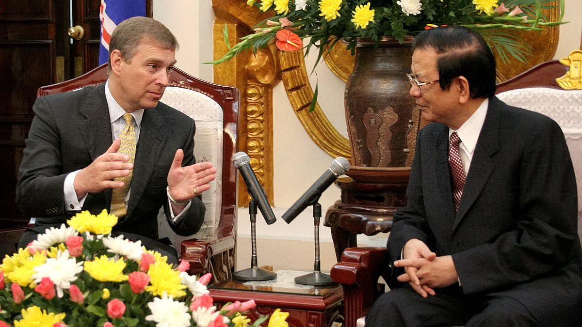 Andrew 'would arrive late and only talk to young women' when he was acting as trade envoy - annoying figures around the world