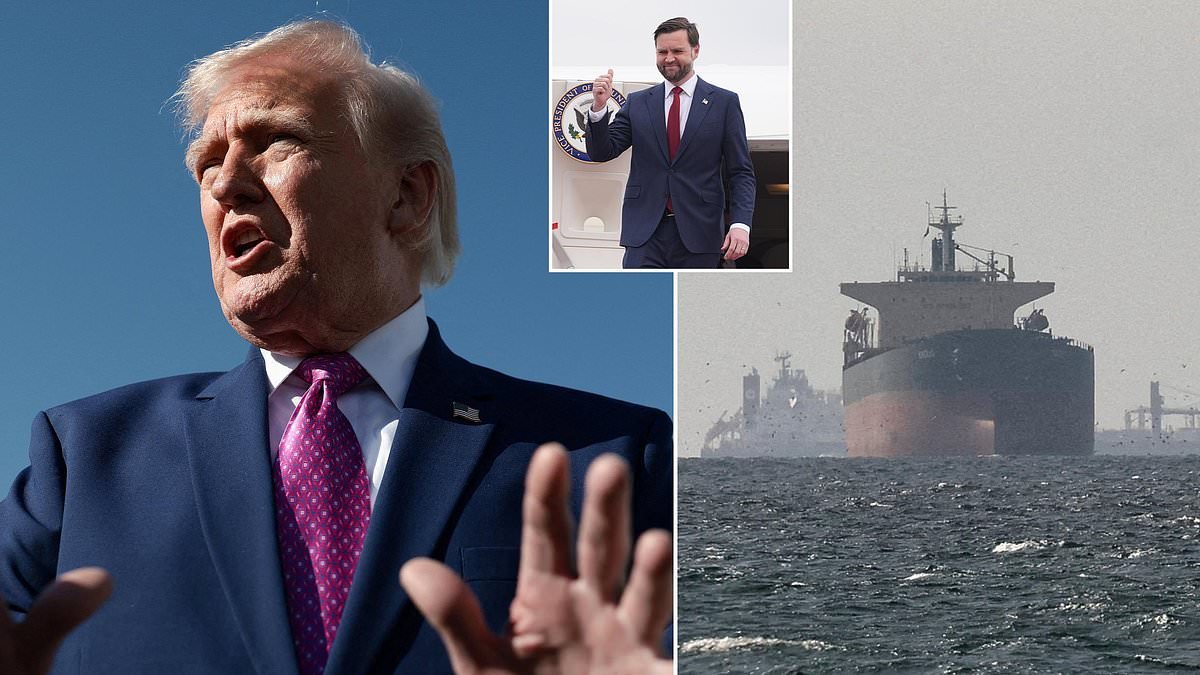 Iran peace talks now underway as Trump says America is about to be 'loaded up with oil'... and mentions 'alternatives' to blockaded Strait of Hormuz