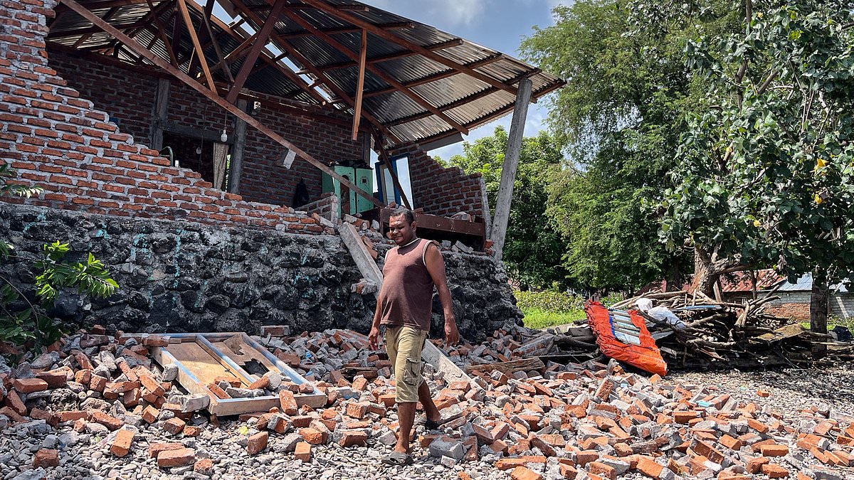 Earthquake hits Indonesia, with multiple people injured and homes damaged