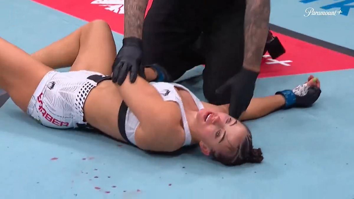 Maycee Barber reveals she WILL fight again despite vicious UFC fight-ending horror and admits: 'I look like I'm dead'