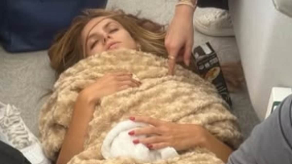 Brooks Nader suffers medical emergency on private jet as paramedics are called in to treat reality star