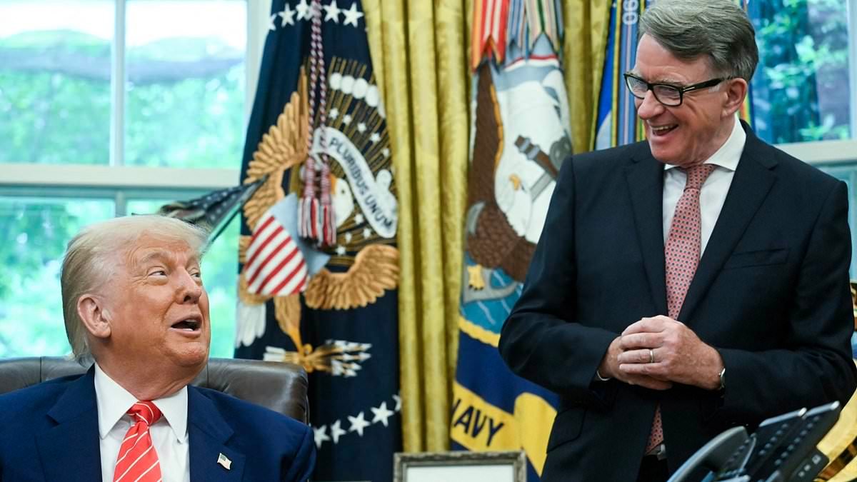 Now Mandelson files could blow up the Special Relationship with 'damaging' criticism of Trump as Starmer fights Rayner coup plot