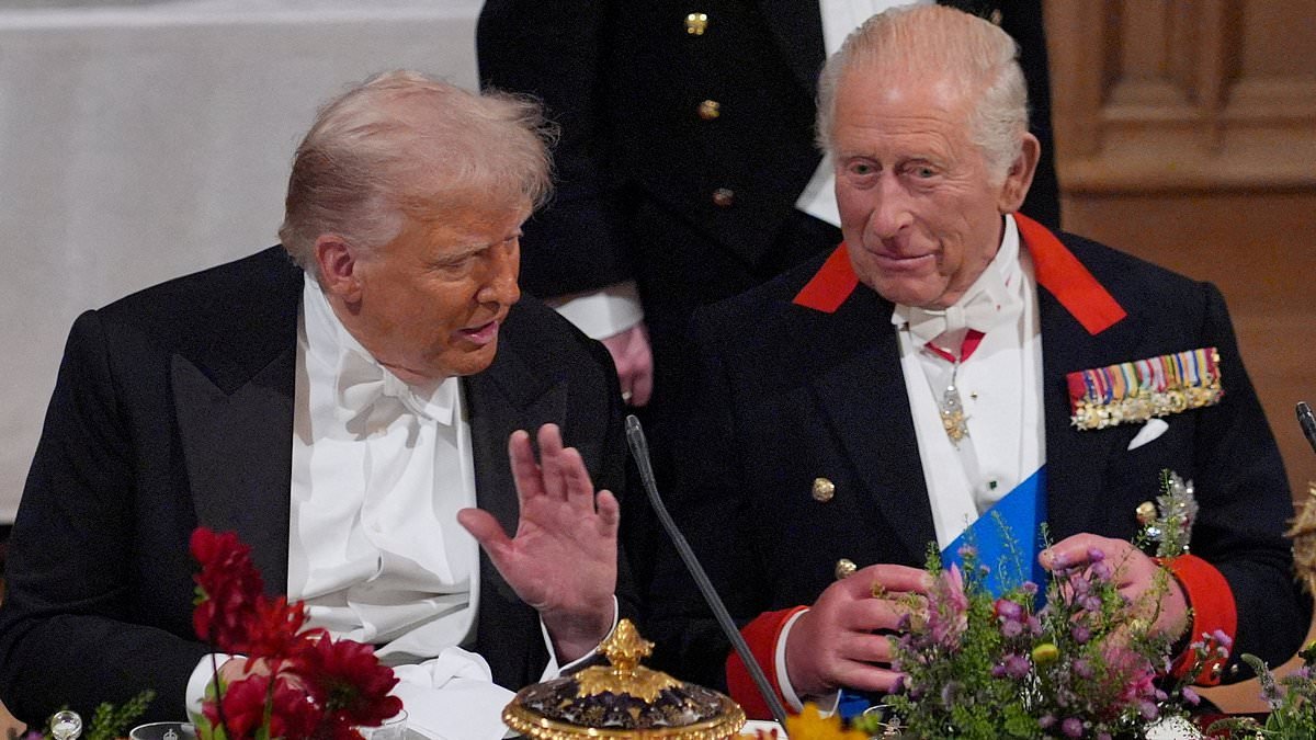King's visit to US set to go ahead next month despite half of Brits wanting Charles to cancel his trip in wake of Donald Trump's blasts at UK over Iran