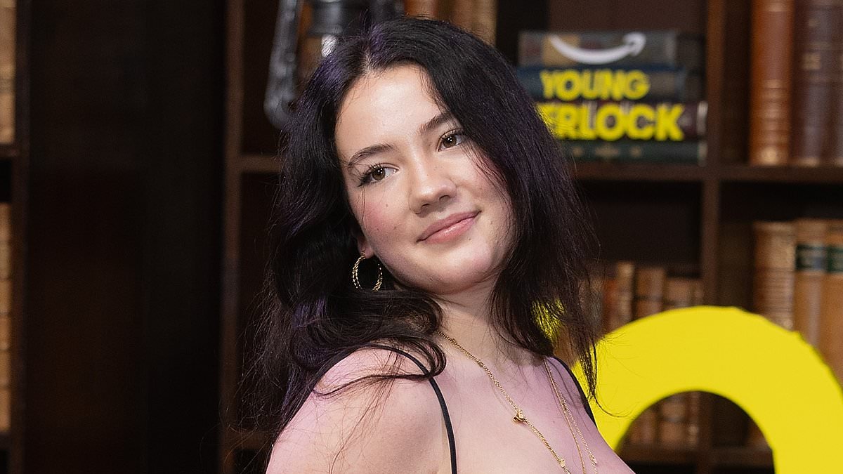Lily Allen's sister Teddie, 19, enjoys her red carpet moment at the world premiere of Guy Ritchie's Young Sherlock