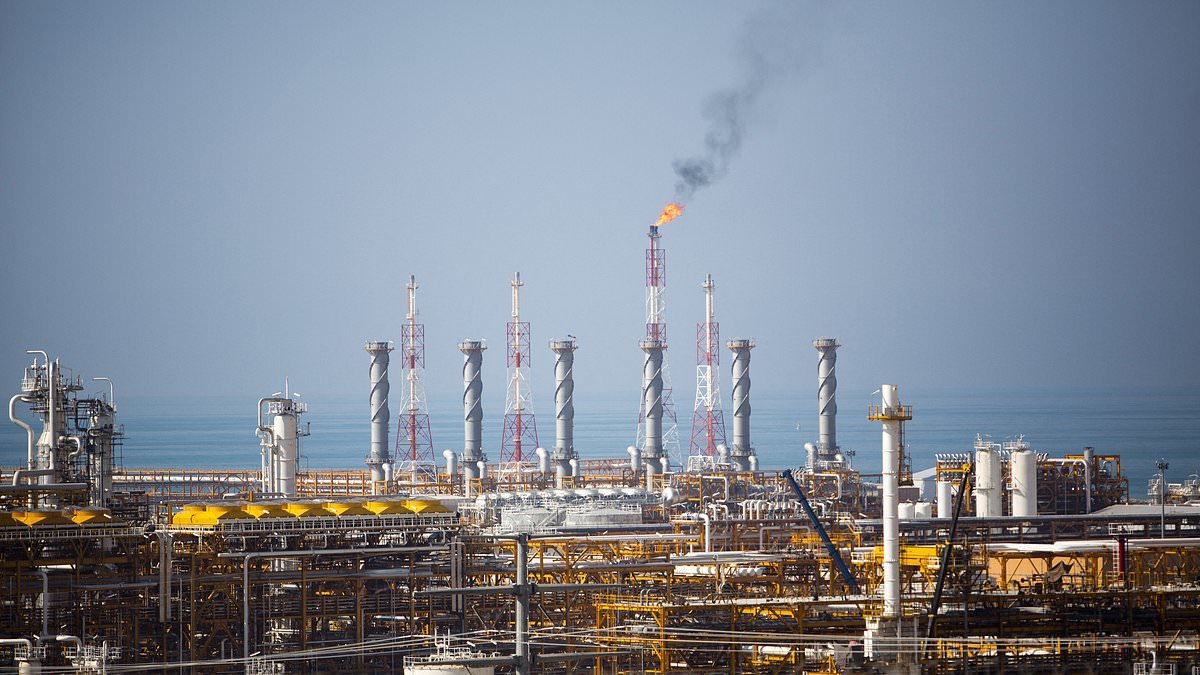 Oil rockets to nearly $110 a barrel as 'markets go into panic mode' after Iran threatens huge attack on Gulf energy facilities