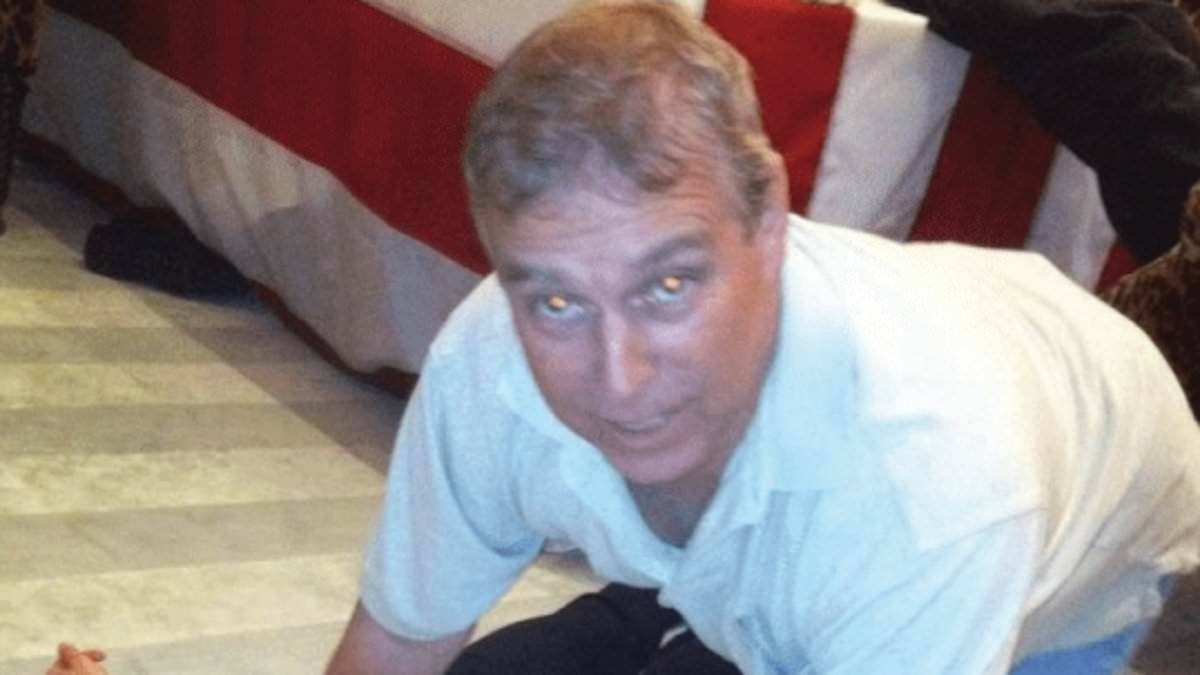 Disturbing photos in Epstein files appear to show Andrew on all fours over female sprawled on floor