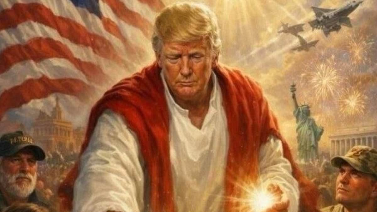 'Trump has crossed a line!' Catholics hit back at US President after he posted AI image of himself as Jesus Christ and attacked the Pope