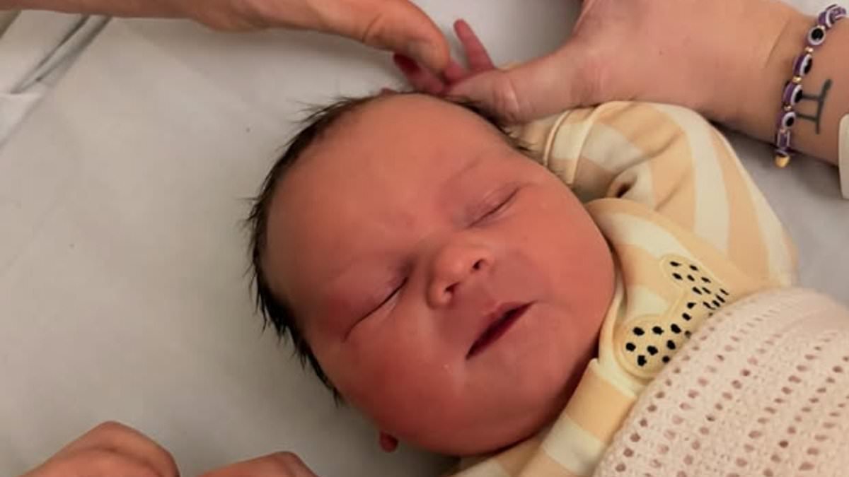 Rebecca Adlington gives birth! Former Olympian welcomes daughter Thea Joy with husband Andy Parsons after suffering two devastating miscarriages in three years