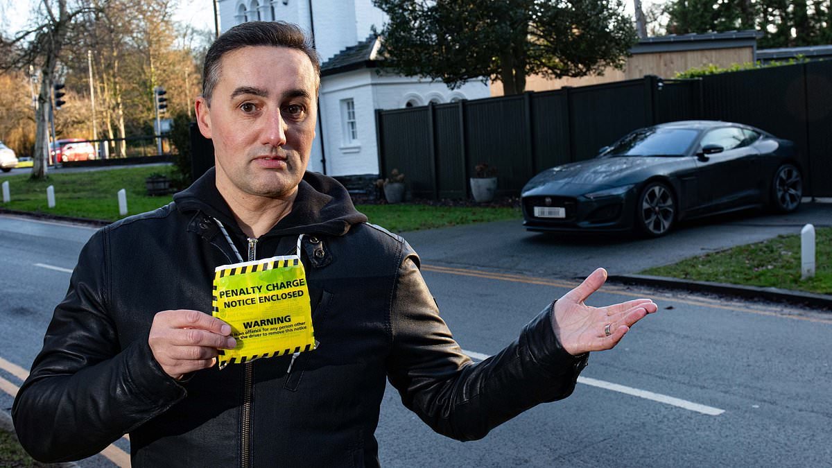 Furious homeowner vows to fight council after being fined for parking outside his house