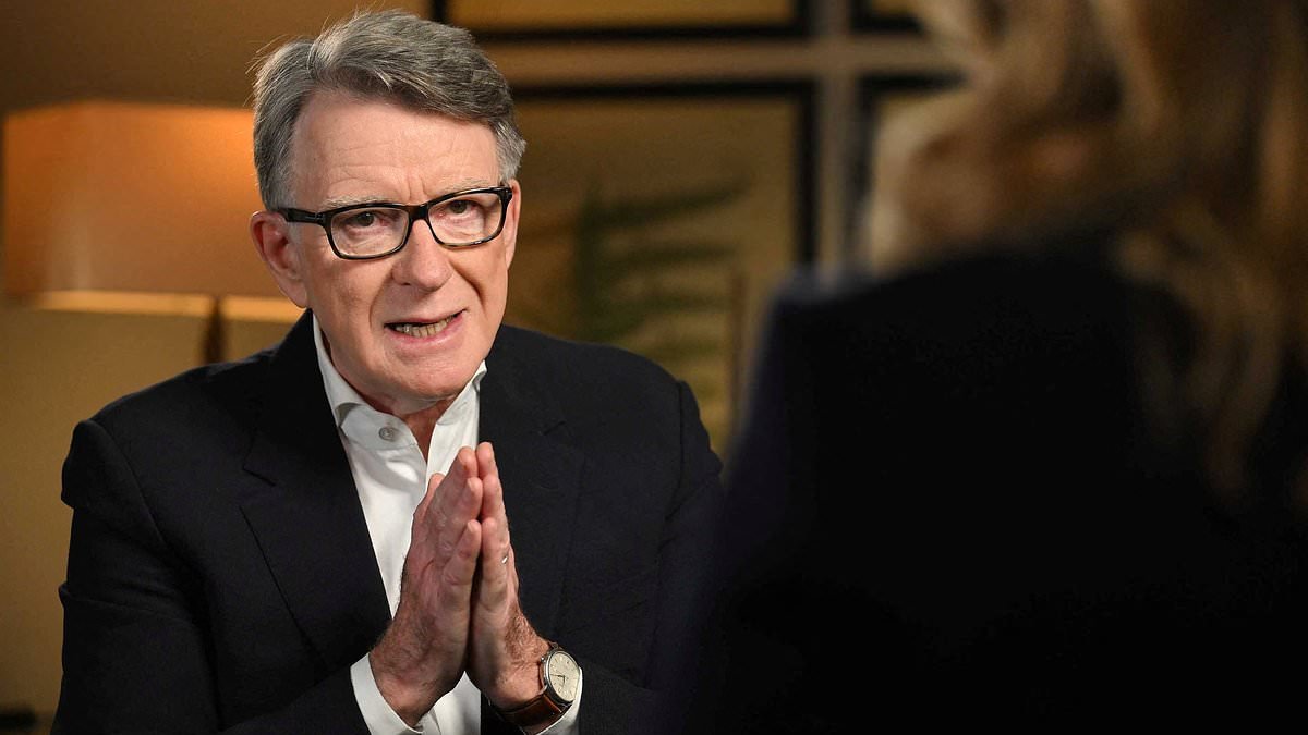 Lord Mandelson finally apologises to Jeffrey Epstein's victims for 'believing him over them' - after insisting he didn't know about the paedophile's depravity 'because he's gay'