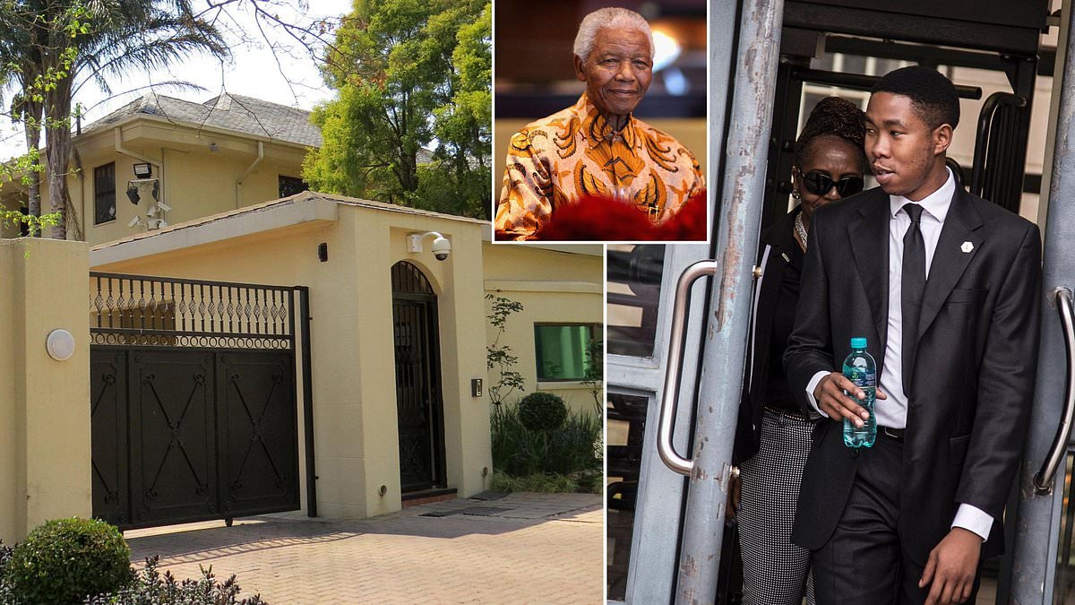 Nelson Mandela's grandson turns his former home into 'hangout for drug users' and 'scantily-clad women'