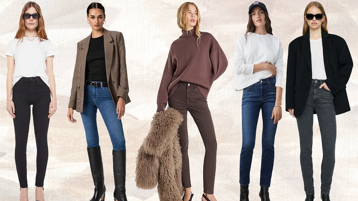 We've tracked down Kate Middleton and Meghan Markle's favourite skinny jeans - as the slim-leg style makes a comeback