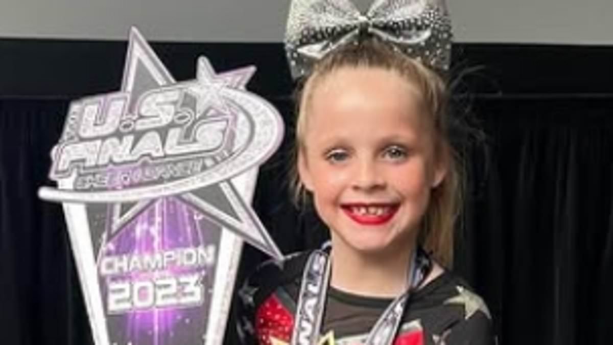 Cheerleader, 8, dies from huge brain bleed after performing backflips and collapsing at practice