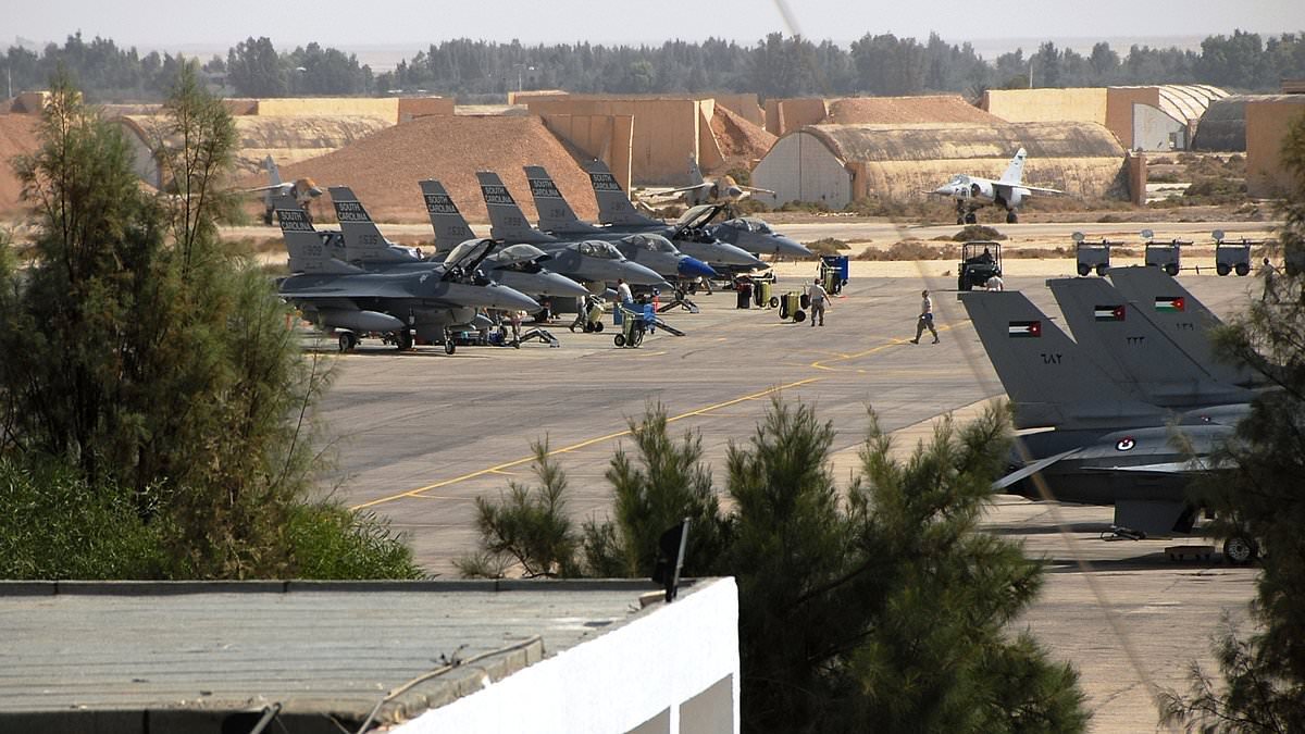 Chilling sign of Trump's 'imminent' Iran attack as more than 60 US warplanes swarm key army base