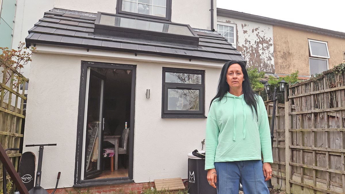 Mother says she is facing being homeless as council demands she tear down her £180,000 extension