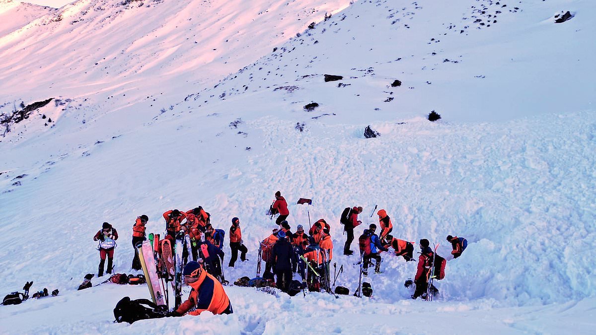 Five skiers die in two avalanches: Snow slide kills woman before four others are swept away just 90 minutes later