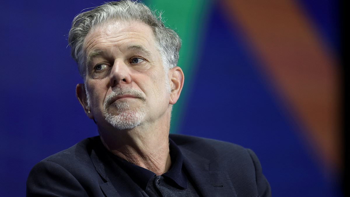Netflix co-founder steps down - shares sink despite bumper profits at streaming giant