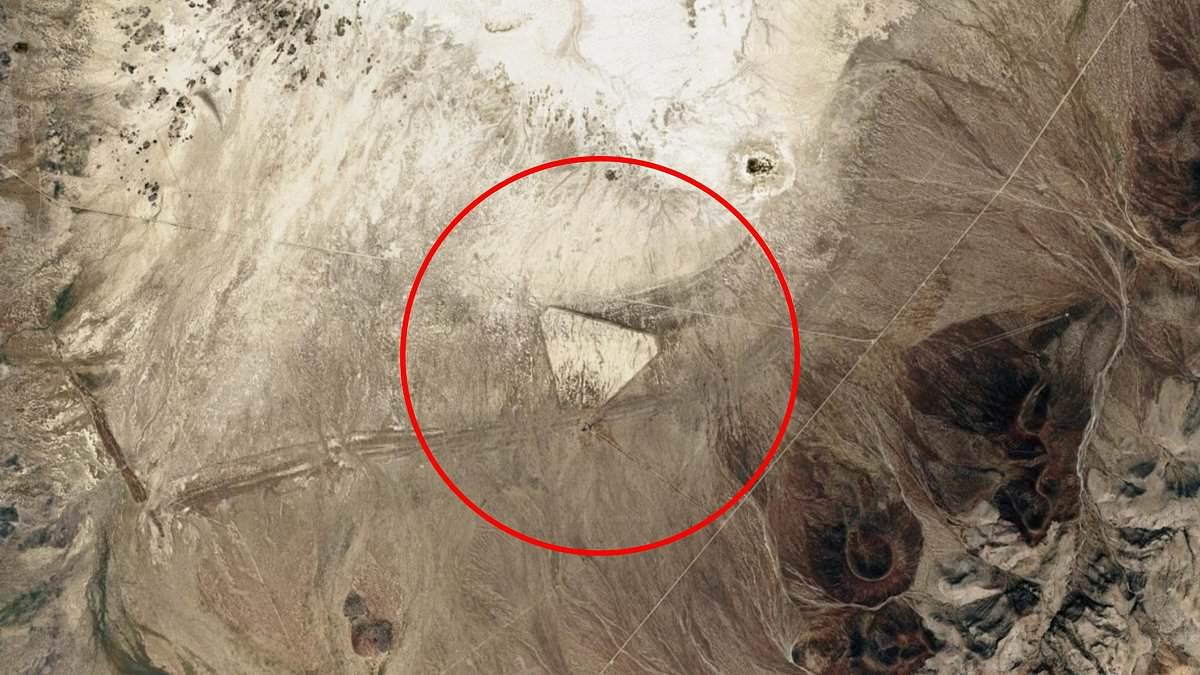 Mysterious triangle seen in Nevada desert on Google Maps sparks theories of lost civilization