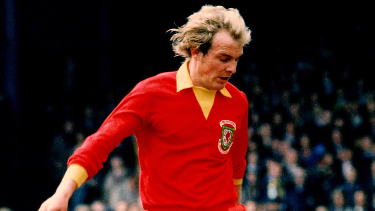 Mourners gather for Terry Yorath's funeral: Leeds and Wales footballer and father of Gabby Logan is laid to rest after his death aged 75 following a 'short illness'