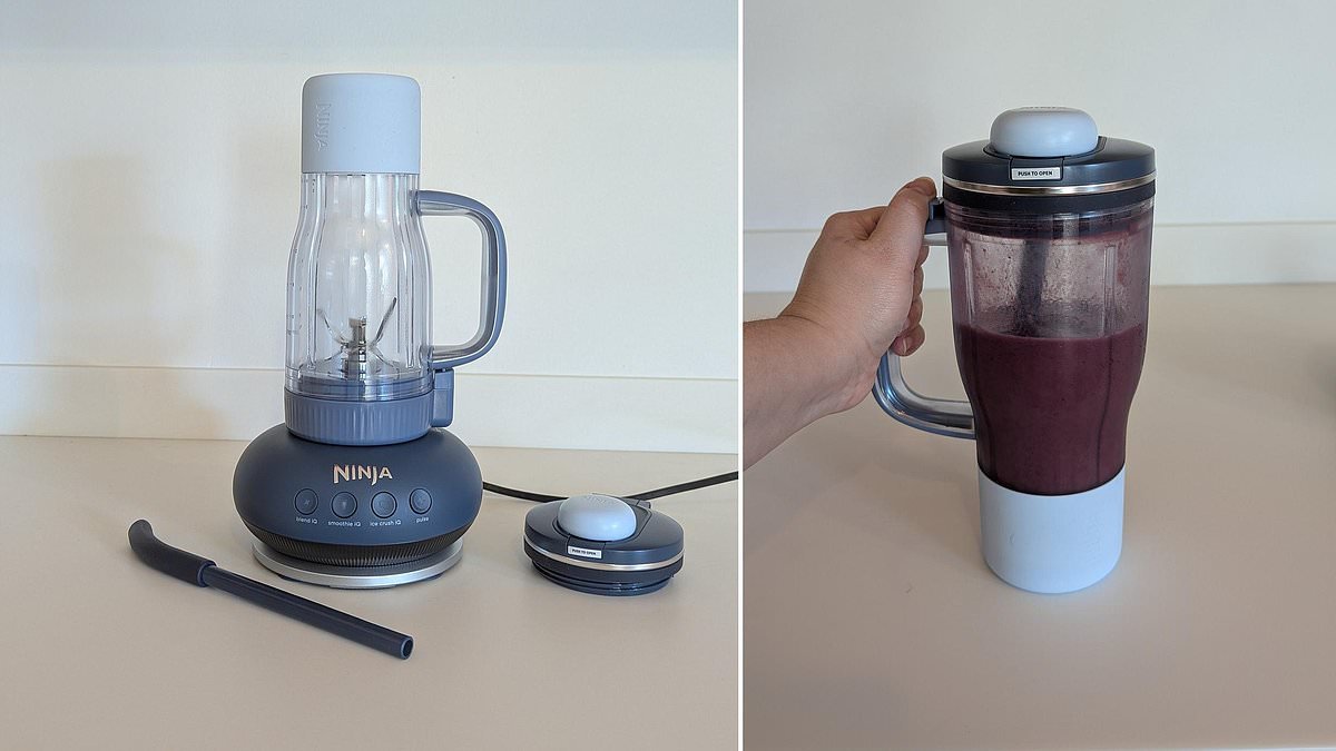 Ninja BlendBOSS Tumbler Blender review: This might be the quirkiest looking blender I've ever tested - but I know middle class cooks are going to love it this summer