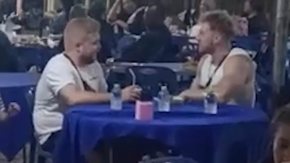 Hapless Western backpackers gatecrash Thai funeral, thinking it's a restaurant, grabbing a table and looking for a menu