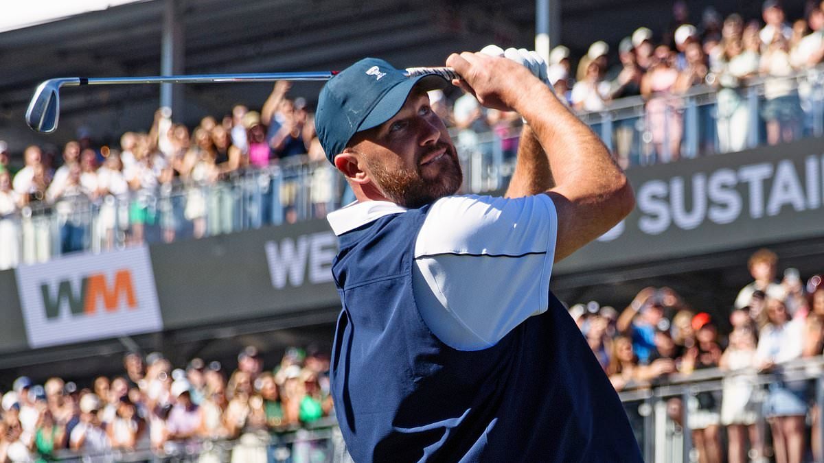 Taylor Swift left in awe of Travis Kelce's incredible golf shot at celebrity tournament in Arizona