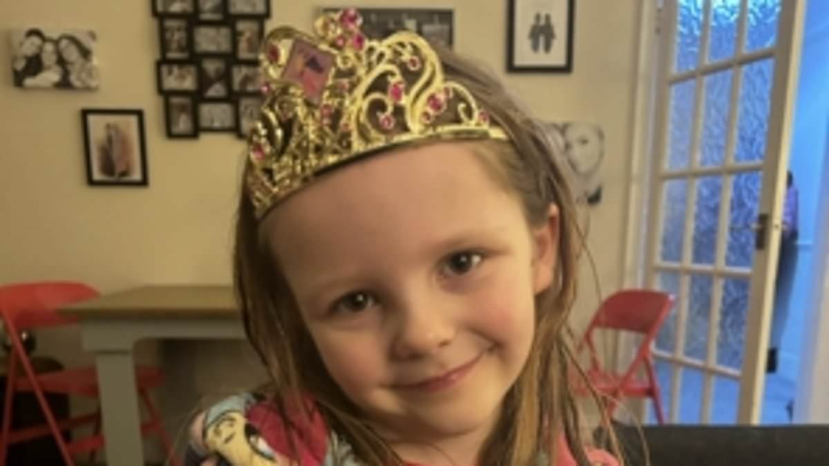 Doctors tried to tell me my five-year-old daughter was getting her period... then we got rare diagnosis