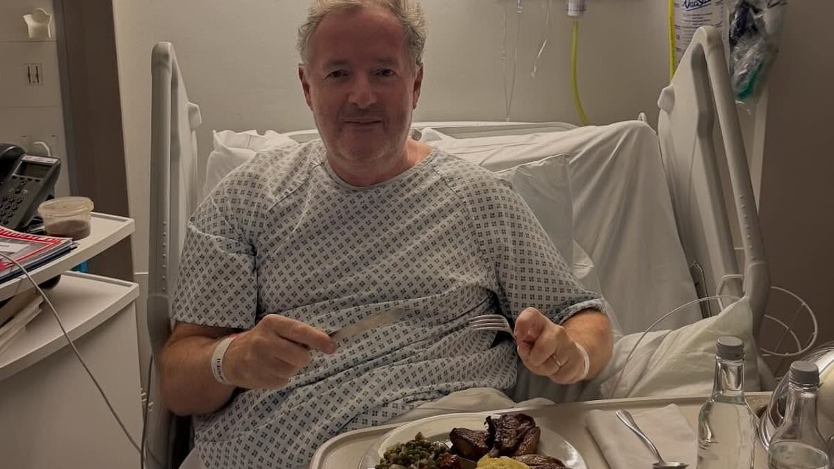 The doctor studied my hip X-ray and sighed... OH NO: An uproarious account of PIERS MORGAN'S week in hospital