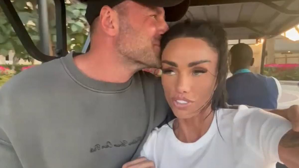 Katie Price 'heads to Dubai to reunite with husband Lee Andrews' despite Iran crisis - after sending him poorly-written birthday card and showering the 'Doctor' with lavish gifts