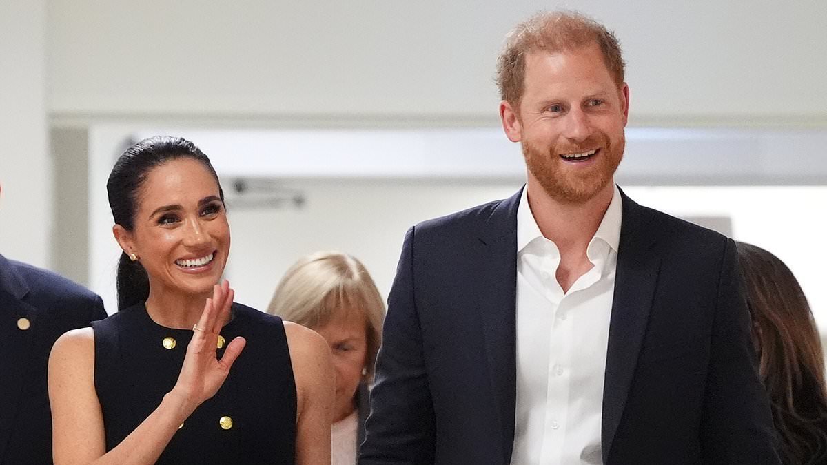 The breathtaking moment Meghan is dripped out in gold and designer gear as she served lunch for HOMELESS women at a shelter in Melbourne on day one of tour
