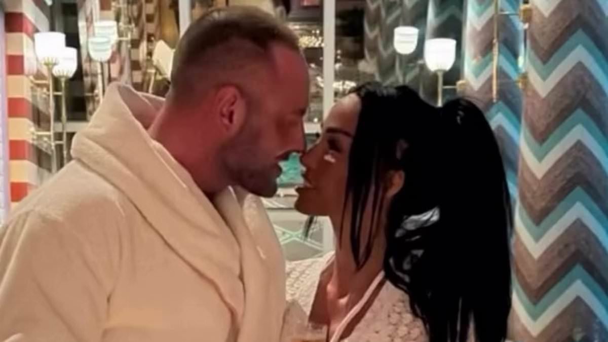 Katie Price pays tribute to 'my real life Richard Gere' as she shares loved-up snaps with her new fiancé Lee Andrews after their engagement