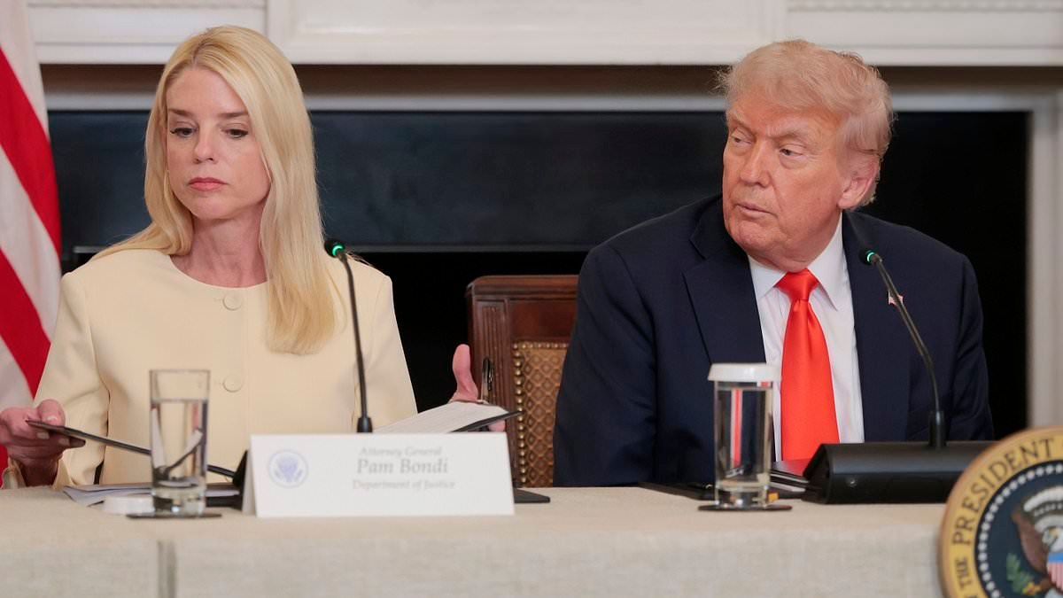Trump told Pam Bondi her time as AG is coming to an end as cabinet bloodbath rumor sends shockwaves through Washington