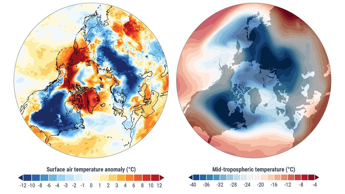 Europe suffered its COLDEST January in 16 years - with average temperatures hitting just -2.34°C, scientists confirm