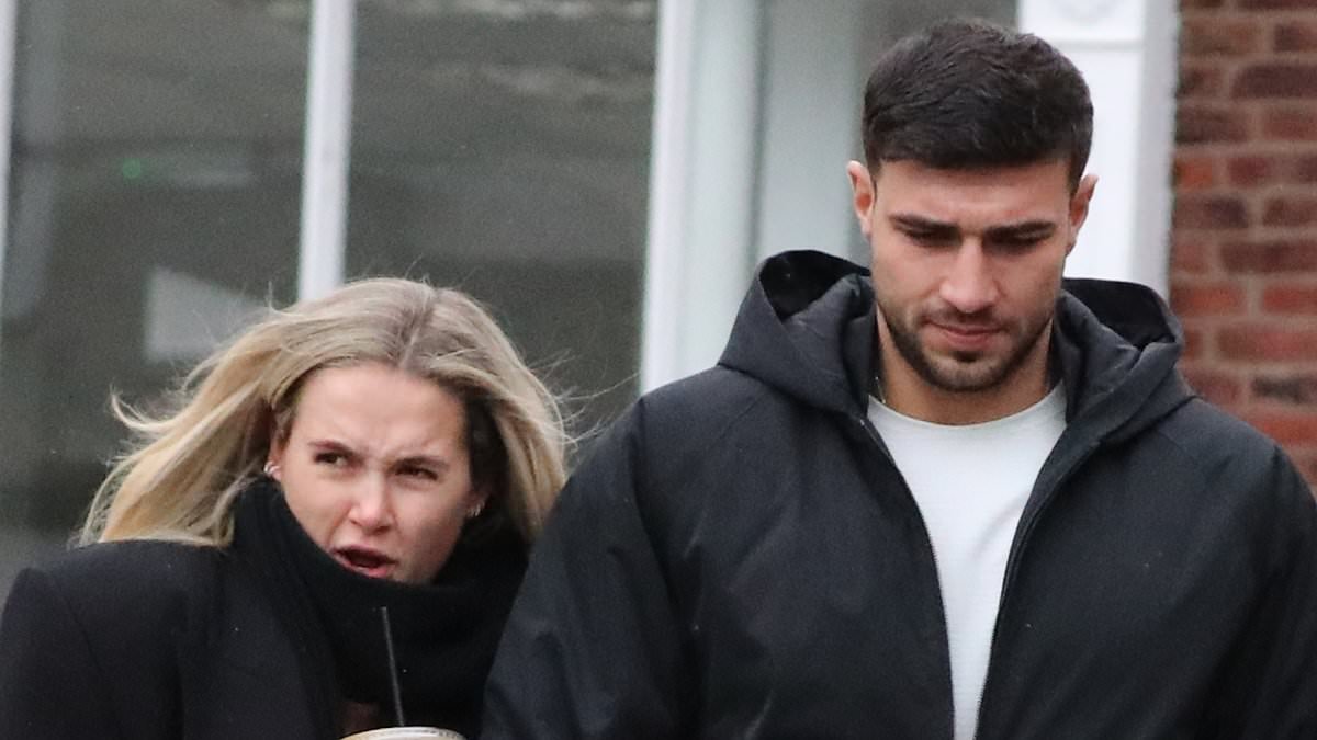 Pregnant Molly-Mae Hague and Tommy Fury seen for first time since sharing baby news as she puts her engagement ring back on