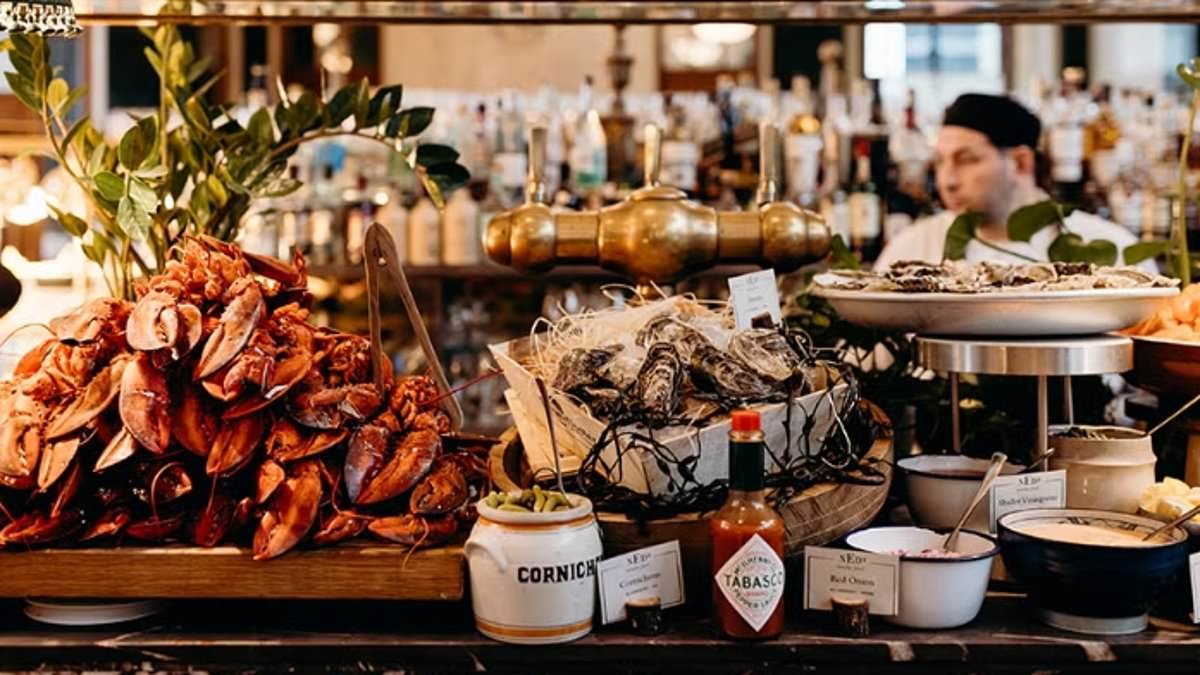 One of the world's most expensive buffets is in the UK - with oysters, lobster and free-flowing champagne for £190 per person