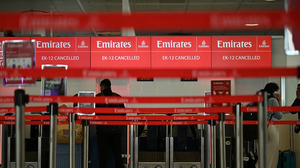 How US and Israeli air strikes on Iran have caused international travel chaos: Flights cancelled or diverted with passengers left stranded